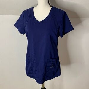 Grays Anatomy Navy Blue Scub top by Barco Size Medium